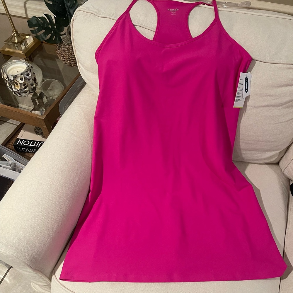 NWT OLD Navy Women's Pink Athletic Dress
